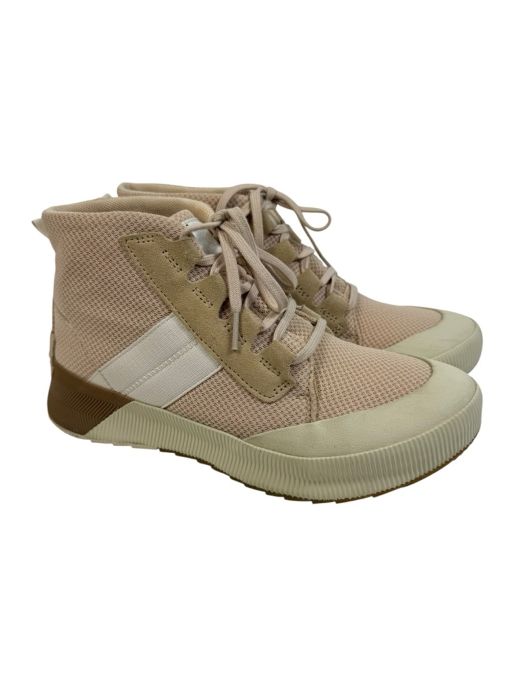 Sorel Out N About III Mid Sneaker Waterproof Shoes Quarry Sea Salt Sz 10